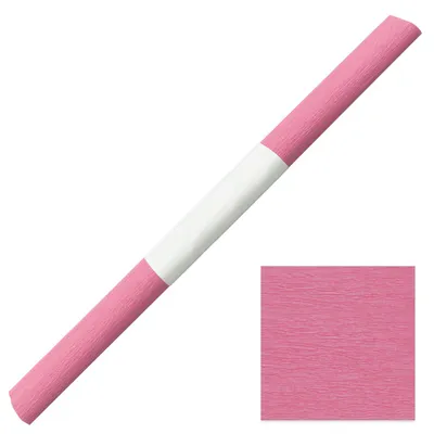 Produktbild von 1x Feinkrepp ROSA 50x250cm Rolle (Nr. 119)