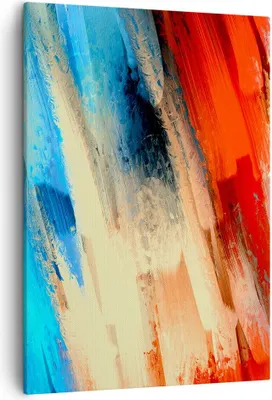 Produktbild von Bild auf Leinwand - Leinwandbild - Einteilig - Abstraktion modern - 50x70cm - Wand Bild - Wanddeko - Wandbilder - Leinwanddruck - Wanddekoration - Leinwand bilder - Wandbild - PA50x70-4087