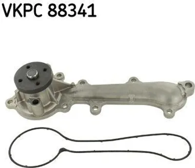 Produktbild von SKF VKPC 88341 Kühlmittelpumpe Wasserpumpe für SMART FORTWO Coupe (451) FORTWO Cabrio (451)