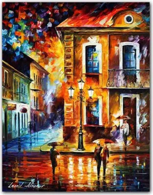 Produktbild von TPFLiving Kunstdruck LW-554 (OHNE RAHMEN) Poster - Leinwand - Wandbild - Hochauflösender Giclée-Druck, langlebig und hochwertig - Abstrakte Städte und Landschaften  - Größe: 70x100cm