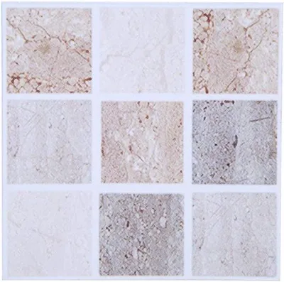 Immagine prodotto di 18 adesivi a forma di piastrelle a mosaico, impermeabili, per bagno e cucina – fai da te