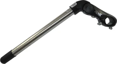 Immagine prodotto di ergotec 33685001 1' attacco manubrio 'Kobra Vario', stelo: 300 mm, lunghezza: 90 mm (-10/+50°), manubrio: 25,4 mm, alluminio, nero/argento