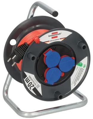 Produktbild von Brennenstuhl 1098530001, Schwarz, Kunststoff, 20 m, IP44, 250 mm, 190 mm