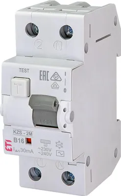 Immagine prodotto di KZS-2M AC B16/0.03 Interruttore differenziale con protezione da sovracorrente