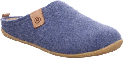 Produktbild von Rohde Damen Pantoffel Softfilz Hausschuh Wechselfußbett 6860, Größe:38 EU, Farbe:Blau