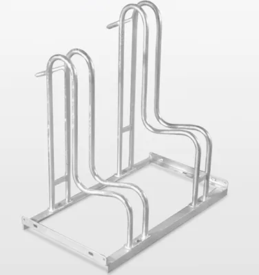 Produktbild von POV® Fahrradständer ARIZONA, 1-seitige Radeinstellung, Reifenbreite 55mm, verschraubt, feuerverzinkt, 3 Einstellplätze