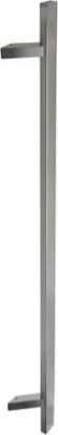 Produktbild von Einseitiger Türgriff gebogen (45 Grad) L=1400 mm, X=1200 mm, rechteckig Edelstahl ohne Schrauben zur Griffverbindung