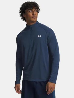 Obrázok produktu pre Under Armour Ua Tech Textured 1/2 Zip – wham blue, veľkosť: S