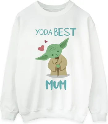Produktbild von Star Wars - "Best Mum" Sweatshirt für Herren BI46074 (S) (Weiß)