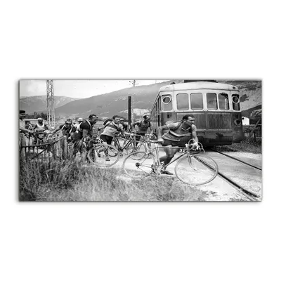 Produktbild von Coloray Canvas 140x70  Wandbild Leinwand Bilder Foto Bild Tour de France Roger Lapebie