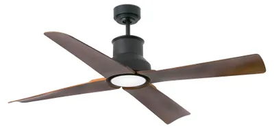Image de Ventilateur de plafond à basse consommation avec éclairage LED et télécommande pour l'extérieur Winche