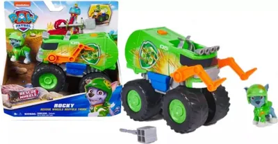 Zdjęcie produktu dla PAW Patrol 6069331, Śmieciarka, 3 lat(a), Plastik, Czarny, Zielony, Pomarańczowy