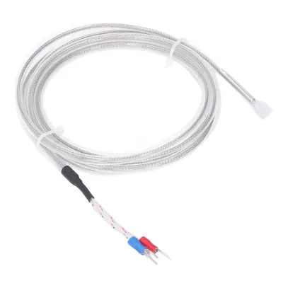 Immagine prodotto di Sensori a termocoppia tipo K BERM Sonda impermeabile anticorrosione Sensore di temperatura (2 M / 6,6 Ft)