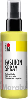 Produktbild von Marabu Textilsprühfarbe "Fashion Spray" zitron 100 ml