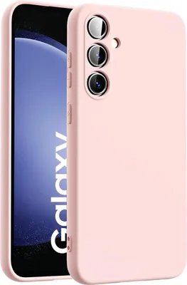 Immagine prodotto di Custodia per Samsung Galaxy S23 FE Custodia protettiva del telefono cellulare in gel di silicone, rosa