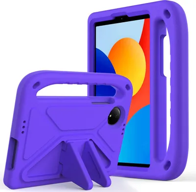 Obrázek produktu pro Ochranné pouzdro pro Xiaomi Redmi Pad SE 8,7" 4G 2024, lehké dětské pouzdro z EVA s držadlem a stojánkem Fialová