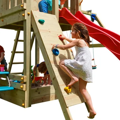 Produktbild von Spielturmking Anbaumodul Kletterwand @WALL DH181