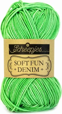 Produktbild von Scheepjes Softfun Denim 50g Grün 506
