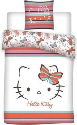 Produktbild von Hello Kitty Mädchen Kinder Bettwäsche 2tlg. Set