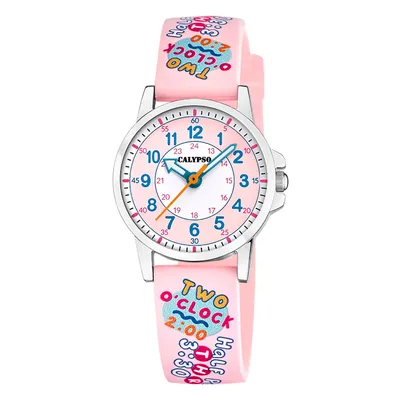 Produktbild von Calypso Mädchenuhr Analog aus Kautschuk Rosa
