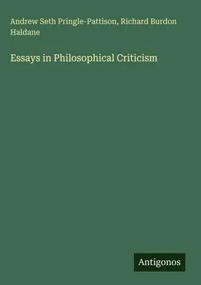 Produktbild von Essays in Philosophical Criticism