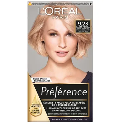 Zdjęcie produktu dla L'Oreal Paris Preference, Farba do włosów 9.23 Santa Monica