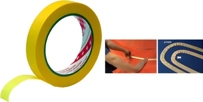 Zdjęcie produktu dla 3M Taśma malarska maskująca 244 złota, 18 mm x 50 m