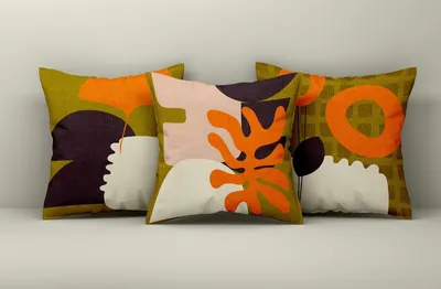 Produktbild von Evila Originals, Asr_plw25 - 4, sada povlaků na polštář (3-dílná), vícebarevná, 50 % BAVLNA / 50 % POLYESTER, 43 x 43 cm
