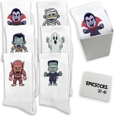 Produktbild von epicsocks Gruselgang Socken in 37-41 im