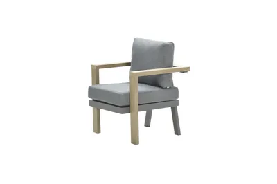 Productafbeelding van Morgana Dining Fauteuil Vw Vintage Teak Black Mystic Grey Garden Impressions