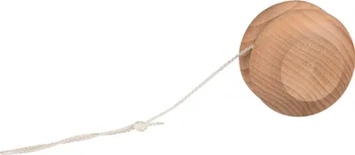 Produktbild von Klassisches Jo-Jo aus Buchenholz, natur poliert, Ø 5 cm, 90 cm Schnur, ab 4 Jahren