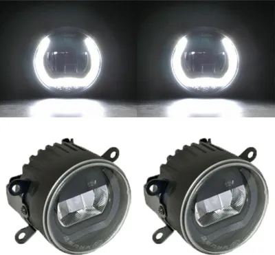 Obrázek produktu pro 2x LED UNIVERSAL denní světlo / mlhové světlo parkovací světlo kulaté 90mm R87 DRL