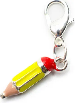 Produktbild von Bleistift Charm Miniblings Bettelanhänger Anhänger Stift Malen Schule Künstler