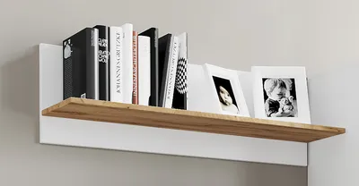 Produktbild von VCM Holzregal hängend | platzsparendes Regal | Maße: H. 30 x B. 102 x T. 20 cm | Elegantes Regal hängend | Aufbewahrungsregal | Bücherregal | Wandboard - Usilo