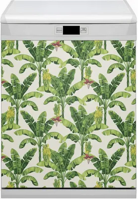 Produktbild von Dekorative Magnetmatte Küche Geschirrspüle 60x70 cm  Magnet für Spülmaschine  - Bananenflecken