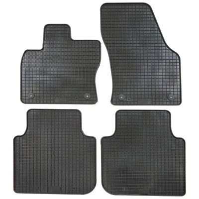 Produktbild von für VW Tiguan Allspace ab 11/2017 vorne / 1. Reihe Passform PETEX Gummimatten 4-teilig schwarz Allwettermatten Gummifußmatten