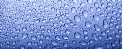 Produktbild von Wallario Poster - Wassertropfen auf Glas, Kunstdruck Größe: 80 x 200 cm