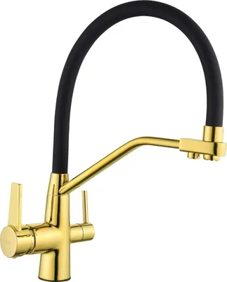 Immagine prodotto di Mexen Duo rubinetto da cucina, oro/nero - 671701-57