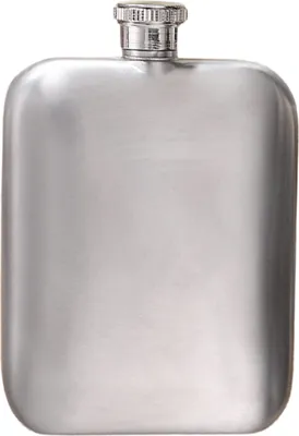 Produktbild von 6 OZ Weinflasche, glatter Ausguss, rostfrei, auslaufsicher, quadratisch, kompakte Größe, tragbarer Flachmann aus Edelstahl für den Außenbereich, Picknick-Zubehör
