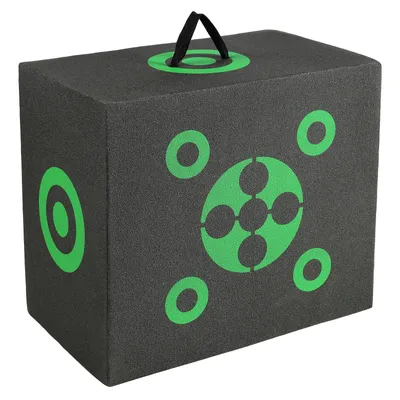 Produktbild von VEVOR Bogenschießen-Zielblock, 40,6 x 45,7 cm, Allseitiger Bogen-Zielblock, Tragbares Outdoor-Bogenschießen-Ziel mit Tragegriff, Einfache Pfeilentfernung, Gute Sichtbarkeit