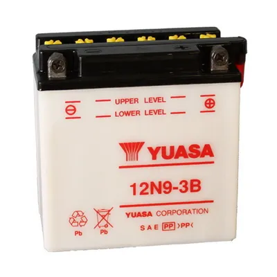Produktbild von Yuasa Batterie 12N9-3B 12V/9AH für KAWASAKI KH 500 500