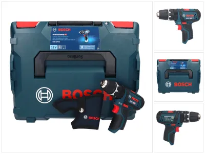 Zdjęcie produktu dla Bosch GSB 10,8-2-LI Professional, Wiertarka pistoletowa, Zamek centralny, Czarny, Niebieski, Czerwony, 1 cm, 1,9 cm, 1 cm