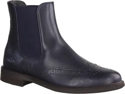 Produktbild von Paul Green 8070-034 Damenschuhe Chelsea Boots, Blau, Leder, supersoft - Damenschuhe Modische Stiefelette / Boots, Blau, leder (royal calf), absatzh&oumlhe: 15 mm