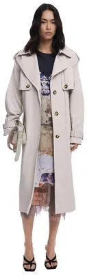 Obrázok produktu pre Topánky Desigual Gabardina Trench Pleated pre Dámske