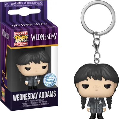 Produktbild von Wednesday Addams Special Edition Schlüsselanhänger Funko Pocket POP! Keychain