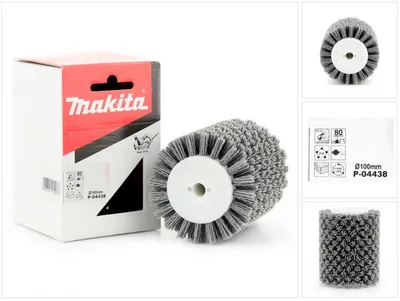 Immagine prodotto di Makita P-04438 Spazzola abrasiva in Nylon K80 100 mm - compatibile con Makita 9741