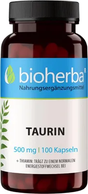 Produktbild von Bioherba Taurin 500 mg 100 Kapseln