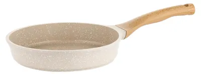 Productafbeelding van FLORINA koekenpan OSLO, gemaakt van aluminium, 24 cm. Met keramische anti-aanbaklaag. Bestand tegen vervorming en beschadiging. Hittebestendig. Geschikt voor gebruik op inductie-, gas- en elektrische fornuizen