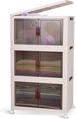 Produktbild von Famanu Aufbewahrungsbox mit Deckel, stapelbar, 32 l - vielseitig