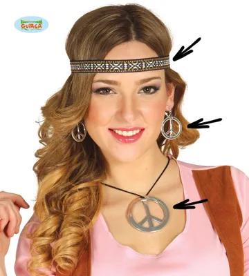 Produktbild von 3teiliges Hippie Set für Damen
